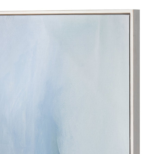 Atlas Rush I Large-Scale Abstract Wall Art in Soft Blues & Off-White – Contemporary Framed Decor for Any Space WA11135-01