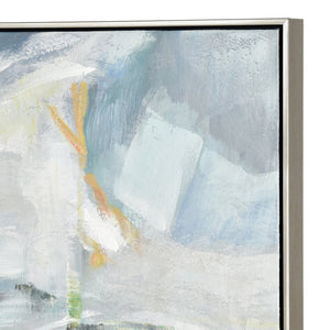 Atlas Seawater Abstract Framed Wall Art - Dynamic Ocean-Inspired Decor for Modern and Coastal Interiors WA11139-01