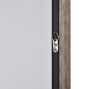 Atlas Shadow Abstract Framed Wall Art - Moody Geometric Design in Blue, Black, Pink & Gray for Modern Spaces WA11140-01