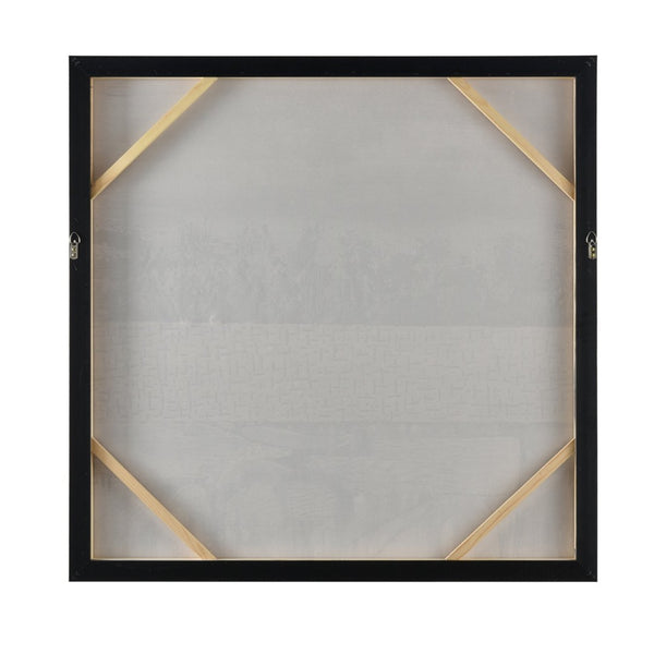 Atlas Simon Lane Contemporary Abstract Framed Wall Art in Muted Grays - Ready to Hang for Any Room WA11146-01
