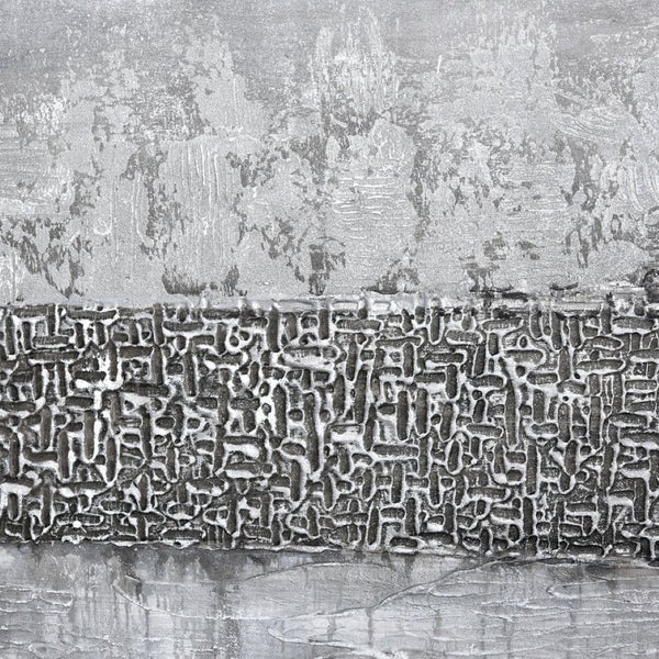 Atlas Simon Lane Contemporary Abstract Framed Wall Art in Muted Grays - Ready to Hang for Any Room WA11146-01