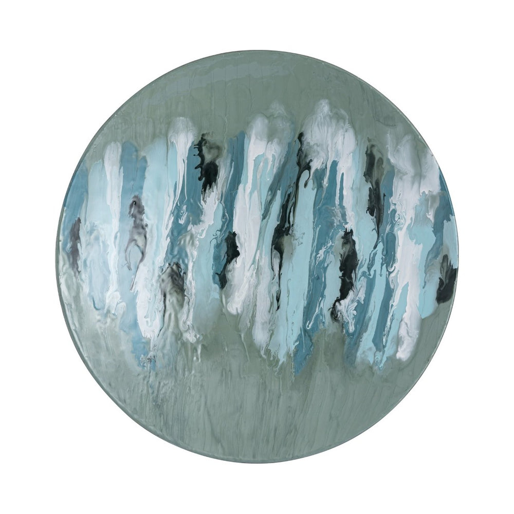 Atlas Spindrift Coastal Modern Wall Art Set of 3 - Serene Seafoam Green Metal Sculptures for Home Decor WA11150-01S
