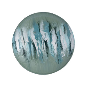 Atlas Spindrift Coastal Modern Wall Art Set of 3 - Serene Seafoam Green Metal Sculptures for Home Decor WA11150-01S
