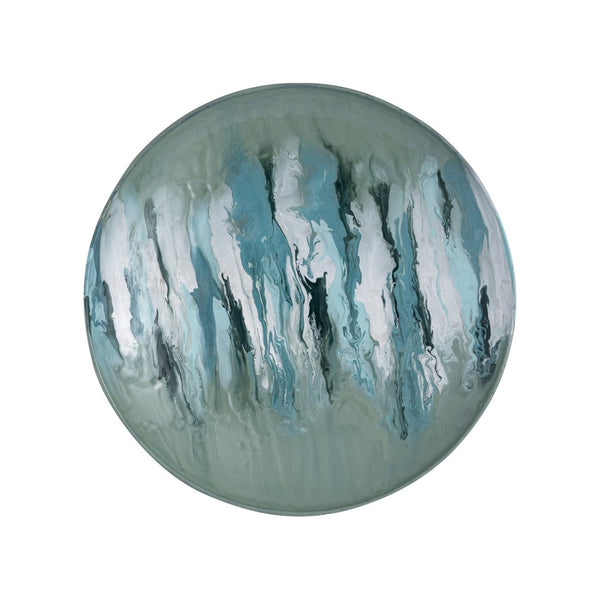 Atlas Spindrift Coastal Modern Wall Art Set of 3 - Serene Seafoam Green Metal Sculptures for Home Decor WA11150-01S