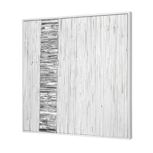 Atlas Stripe Wood I Modern Geometric Dimensional Wall Art with Metallic Accent for Contemporary Spaces WA11154-01