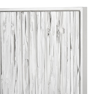 Atlas Stripe Wood I Modern Geometric Dimensional Wall Art with Metallic Accent for Contemporary Spaces WA11154-01