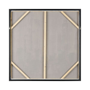 Atlas Symphony Urban Cityscape Wall Art - Textured Acrylic with Black Floating Frame for Modern Interiors WA11157-01