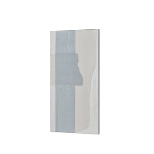 Atlas Tierra I Hand-Painted Abstract Wall Art - Tranquil Blue Canvas for Modern Coastal Decor WA11159-01