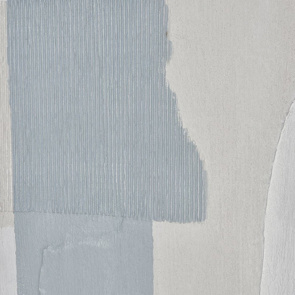 Atlas Tierra I Hand-Painted Abstract Wall Art - Tranquil Blue Canvas for Modern Coastal Decor WA11159-01
