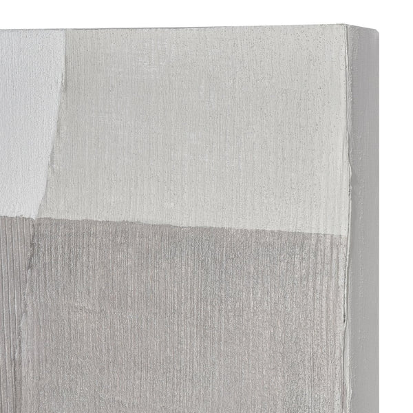 Atlas Tierra Hand-Painted Abstract Wall Art - Contemporary Gray Canvas for Modern Home Decor & Gallery Walls WA11159-02