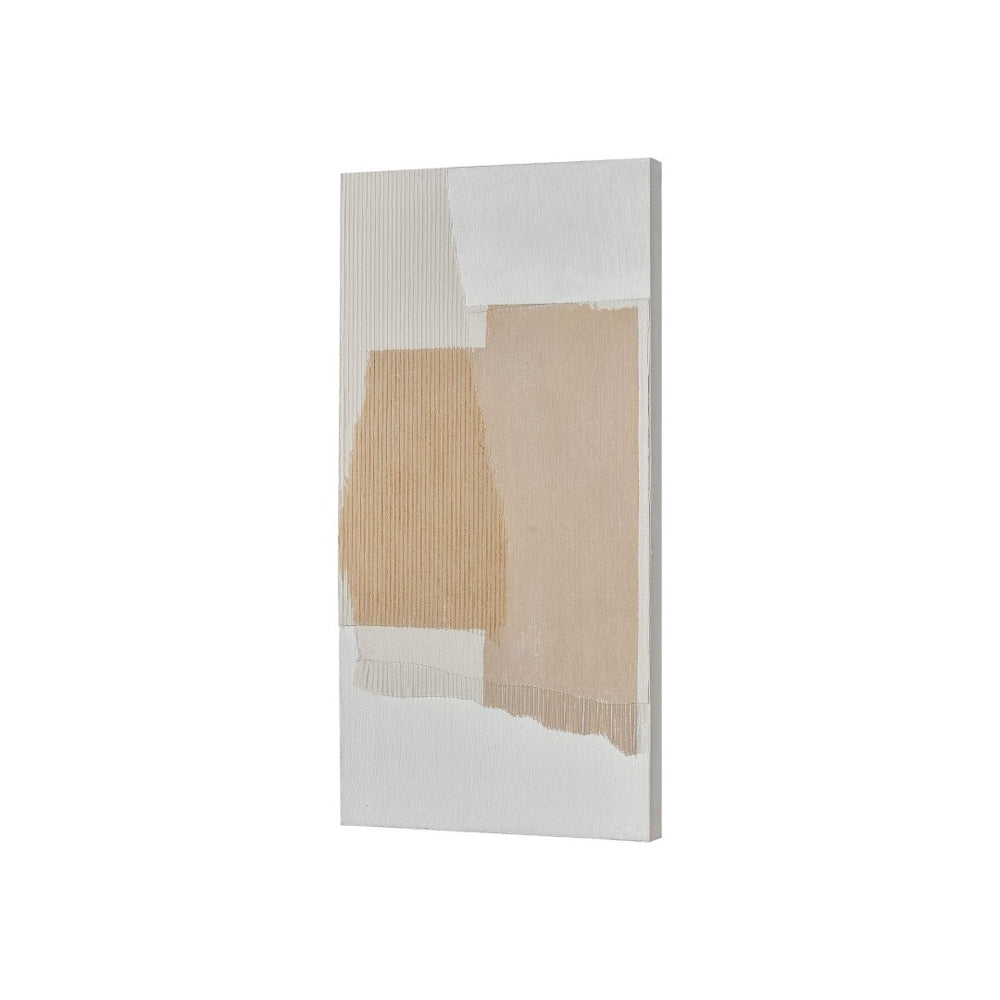 Atlas Tierra III Hand-Painted Abstract Wall Art – Serene Taupe Canvas for Modern Elegance & Style WA11159-03