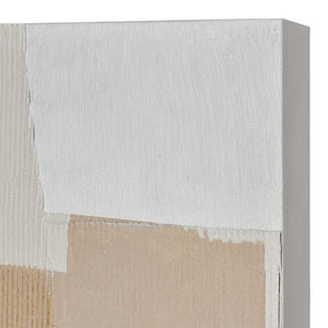 Atlas Tierra III Hand-Painted Abstract Wall Art – Serene Taupe Canvas for Modern Elegance & Style WA11159-03
