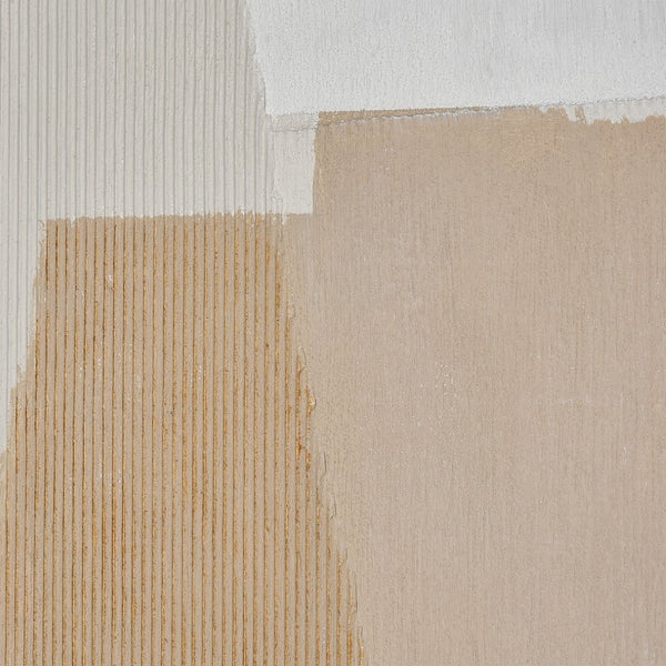 Atlas Tierra III Hand-Painted Abstract Wall Art – Serene Taupe Canvas for Modern Elegance & Style WA11159-03