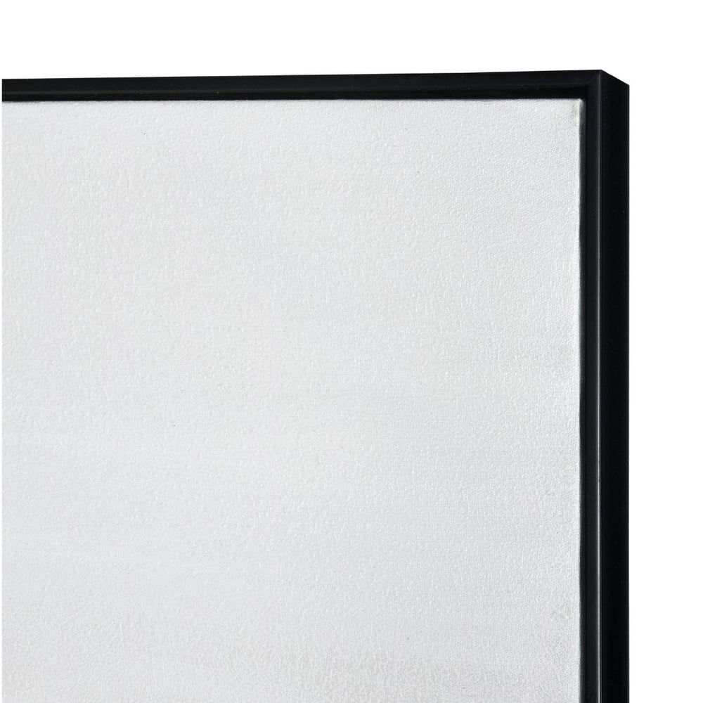 Atlas Tumult Hand-Finished Abstract Waterscape Wall Art – Modern Coastal Decor with Gold Accents WA11161-01