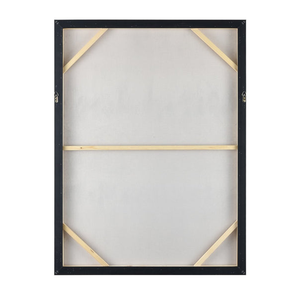 Atlas Turner Contemporary Abstract Wall Art in Silver and Blue, Ready to Hang for Elegant Home Décor WA11162-01