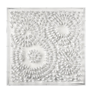 Atlas Viewpoint Striking Dimensional Wall Art - Contemporary Acrylic Sculpture with White Toy Soldiers WA11172-01