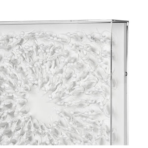 Atlas Viewpoint Striking Dimensional Wall Art - Contemporary Acrylic Sculpture with White Toy Soldiers WA11172-01