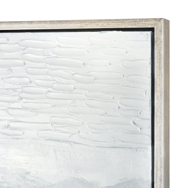 Atlas Walters Bay Framed Wall Art - Abstract Coastal Design in Muted Greys for Modern Home Decor Elegance WA11175-01