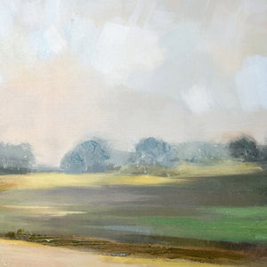 Atlas Weldon Framed Wall Art - Serene Rural Landscape with Gold Frame, Ready to Hang for Effortless Style WA11180-01