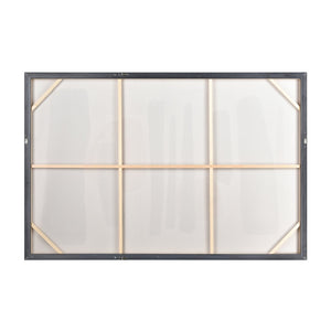 Atlas Wilkes Oversized Midcentury Abstract Wall Art - Bold Curvilinear Design with Textured Finish & Frame WA11184-01