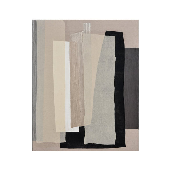Atlas Woltz Abstract Wall Art – Modern Fabric Artwork with Metallic Accents for Sophisticated Interiors WA11186-01