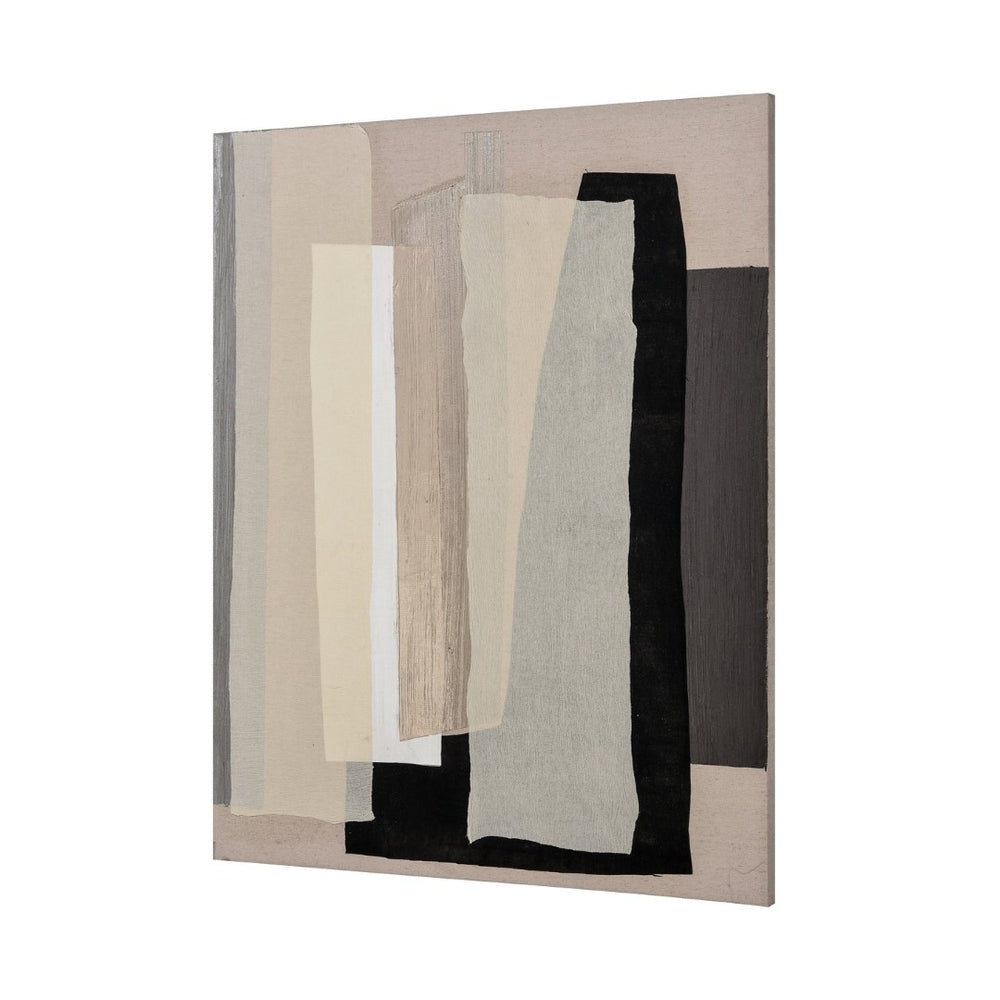Atlas Woltz Abstract Wall Art – Modern Fabric Artwork with Metallic Accents for Sophisticated Interiors WA11186-01