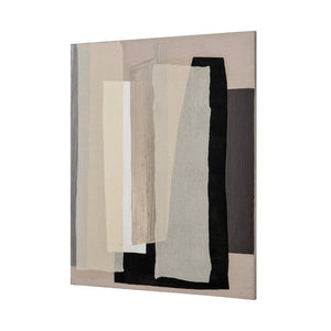 Atlas Woltz Abstract Wall Art – Modern Fabric Artwork with Metallic Accents for Sophisticated Interiors WA11186-01