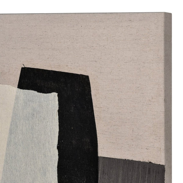 Atlas Woltz Abstract Wall Art – Modern Fabric Artwork with Metallic Accents for Sophisticated Interiors WA11186-01