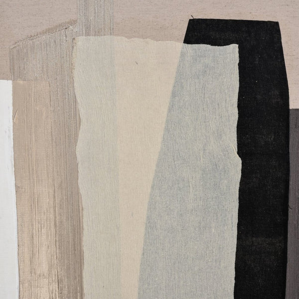 Atlas Woltz Abstract Wall Art – Modern Fabric Artwork with Metallic Accents for Sophisticated Interiors WA11186-01