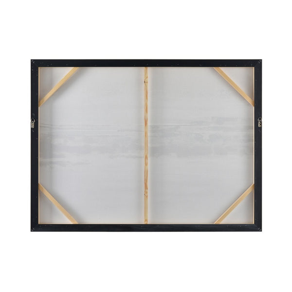 Atlas Yates Abstract Coastal Wall Art with Textured Gold Accents - Framed, Ready to Hang, 47.25" Wide WA11187-01