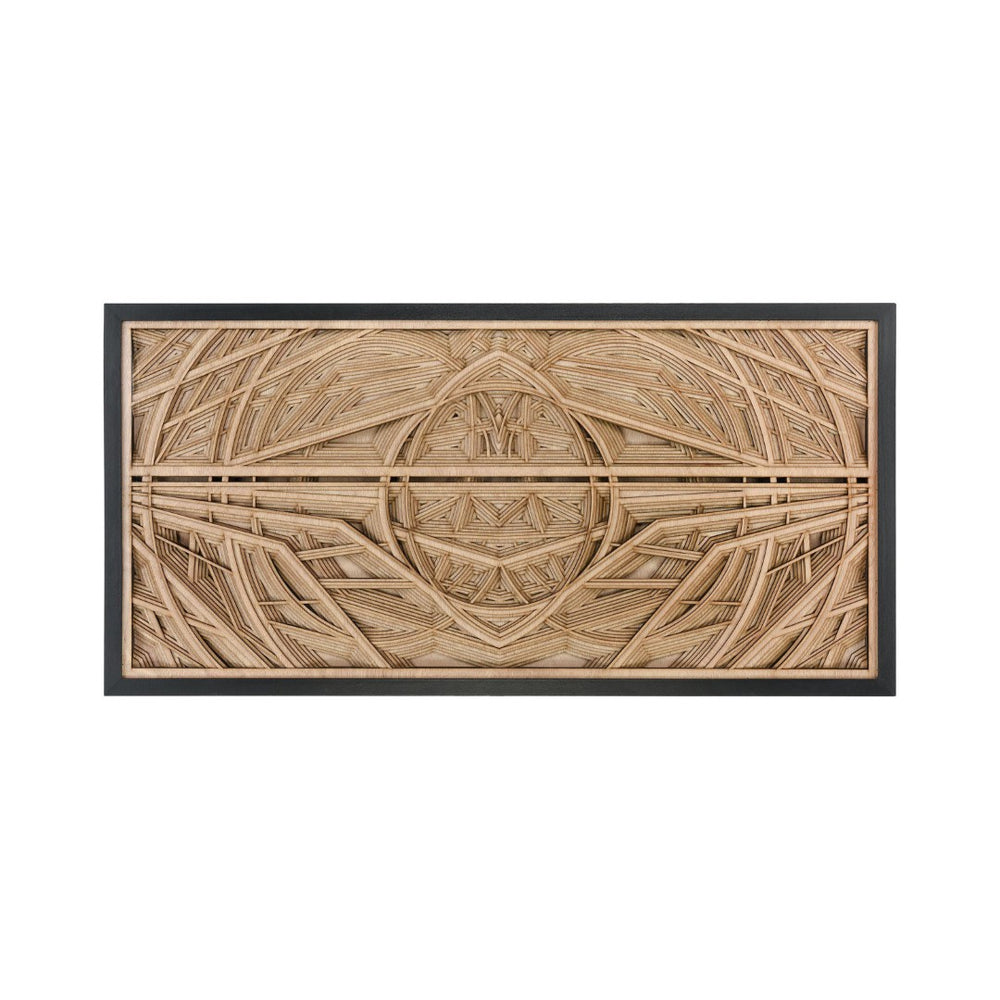 Atlas Yggdrasil Dimensional Wall Art - Bold Geometric Sculpture for Living Rooms & Offices, 47" Wide WA11188-01