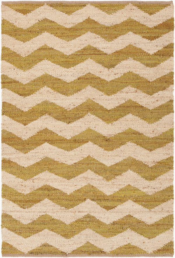 Surya Wade 5' X 7'6" Handmade Jute Rug - Global Inspired Design For Elegant Home Decor & Durability Olive Jute Wad4006-576