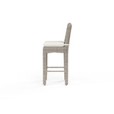 Manhattan Barstool in Linen Canvas w/ Self Welt SW3301-7B-LCAN-STKIT Sunset West