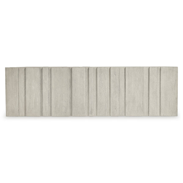 Bernhardt Bernhardt Wire-Brushed Oak Tempo Cocktail Table With Geometric Vertical Panels, Casters, Larza Finish 346014