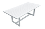 VIG Furniture Renava Wake + Kayak - Modern Outdoor Off-White Dining Table Set VGGE-WAKE-KAYAK-DT-SET-WHT