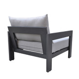 VIG Furniture Renava Wake - Outdoor Dark Charcoal Sofa Set VGGE-WAKE-SOFA-SET-GRY