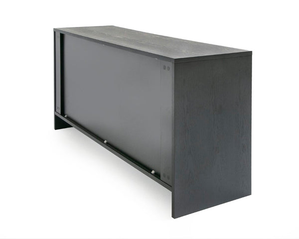 VIG Furniture Wales Modern Grey Ash Dresser With 6 Soft-Close Drawers, Brass Accents, No Assembly Needed — Sleek Contemporary Storage VGVCJ8910-D
