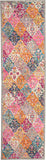 Nourison Passion PSN21 Machine Made Power-loomed No Border Indoor Only Bohemian Vintage Rug Multicolor, Multicolor 100% Polypropylene 99446717375