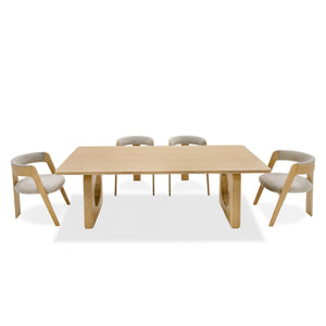 VIG Furniture Modrest Washington - Modern Natural Oak Rectangular Dining Table VGME121257-DT
