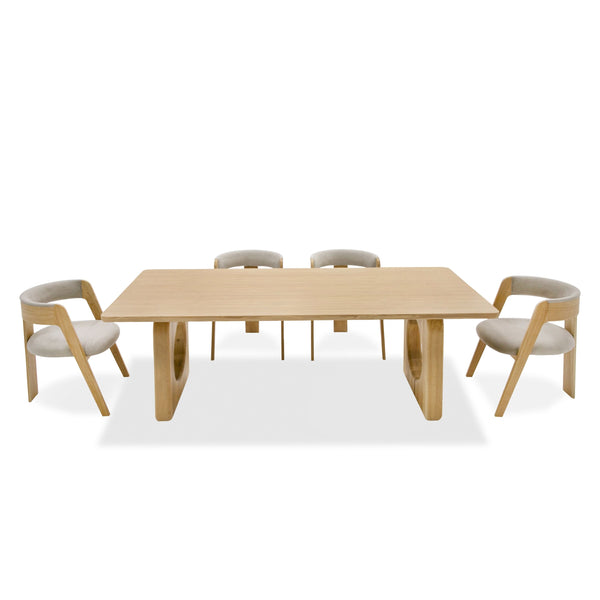 VIG Furniture Modrest Washington - Modern Natural Oak Rectangular Dining Table VGME121257-DT