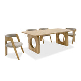 VIG Furniture Modrest Washington - Modern Natural Oak Rectangular Dining Table VGME121257-DT