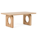 VIG Furniture Modrest Washington - Modern Natural Oak Coffee Table VGME121258-CT