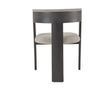 VIG Furniture Modrest Washington - Modern Grey Fabric + Ebony Oak Dining Chair (Set of 2) VGME121259-EDCHR