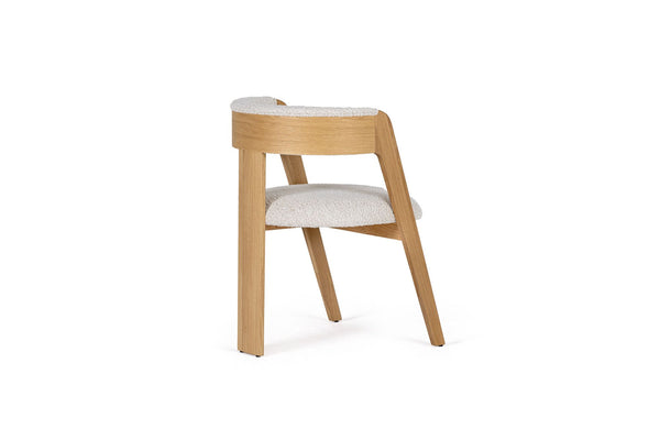 VIG Furniture Modrest Washington - Modern Cream Fabric + Natural Oak Dining Chair (Set of 2) VGME121259-CRM-DC