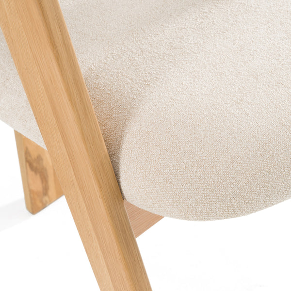 Vig Furniture Modrest Modern Beige Fabric Dining Chairs - Stylish White Oak Frame, Set Of 2 From Ukraine Beige  Vgme121259-bgewht-dc-1