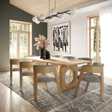 VIG Furniture Modrest Washington - Modern Natural Oak Rectangular Dining Table VGME121257-DT