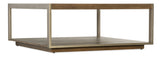 Hammon Wood/Metal Square Coffee Table