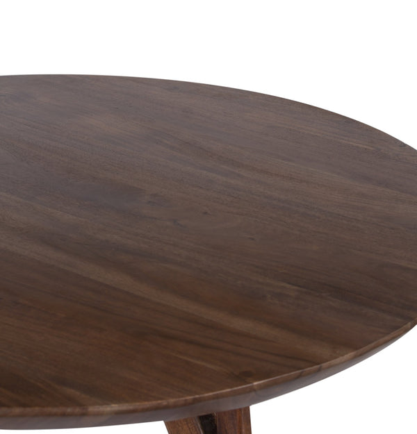 Porter Designs Porter Portola Solid Acacia Wood Dining Table – Mid-century Modern Design With Asian Elegance Brown Wood 07-108-04-0021