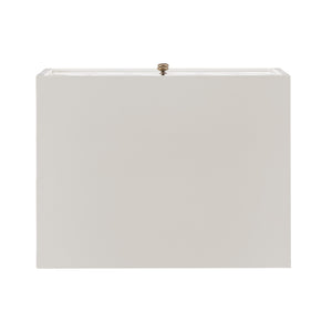 Homelegance By Top-Line Bellamy Arched Diamond Gold Metal End Table White Engineered Wood