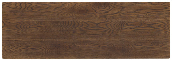 Hooker Furniture Driftwood Buckboard Five-Drawer Chest With Cedar Lined Bottom, Self-Closing Drawers & Knobs Medium Wood 6820-90011-85